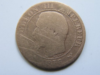 FRANCJA FRANCE 5 CENTIMES 1856 ROK W BCM !!!! 0056