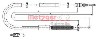 METZGER 12.0703 CIEGLO, STABDYS STOVĖJIMO 