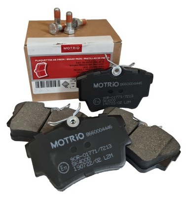 Гальмівні колодки гальмівні renault trafic ii iii opel vivaroa b задня motrio фото №1