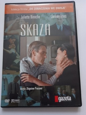 Skaza Film DVD 107 min. 2005 r. Juliette Binoche Jeremy Irons