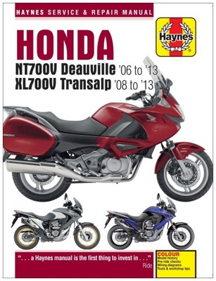 Honda NT700 Deauville XL700 Transalp (2006-2013) instrukcja serwisowa 24h