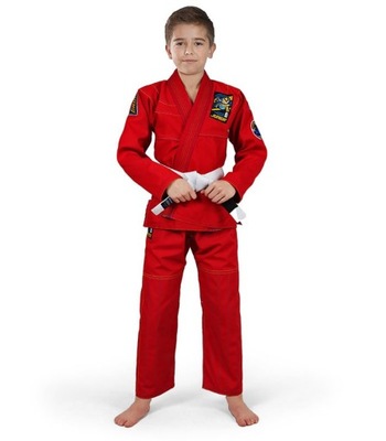 Kimono GI do BJJ dla dzieci Junior 3.0 Czerwone) K