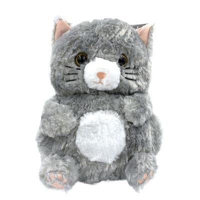 Maskotka PODUSZKA KOC KOT Pluszowy PLUSZAK 2w1 Szary
