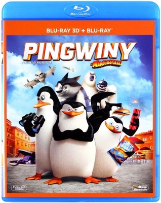 PINGWINY Z MADAGASKARU 3D (BLU-RAY 3D)