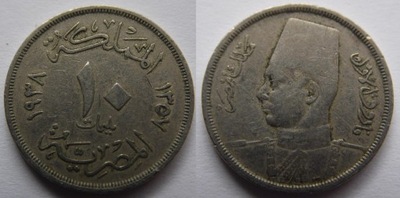 Egipt 10 piastrów 1937