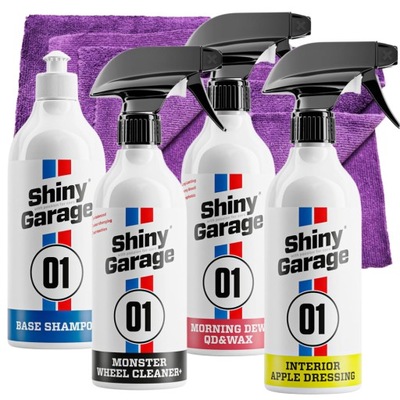 Shiny Garage zestaw kosmetyków do mycia auta HIT
