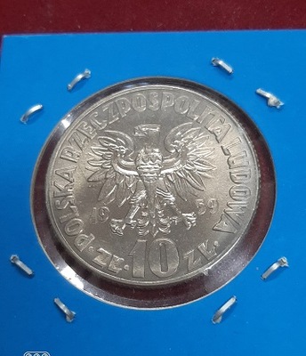 moneta 10zł Kopernik 1959r mennicza