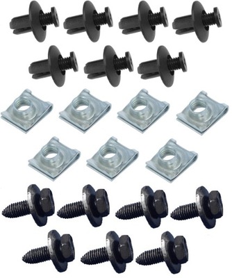 Набор клипсы винтов blaszek защита pod двигатель siliniem i30 ceed spotage фото №1