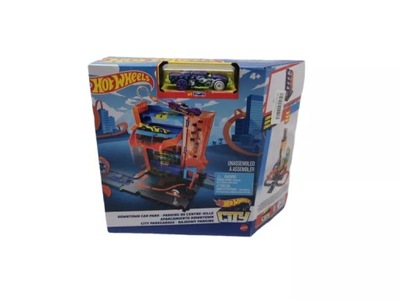 HOT WHEELS CITY RAJDOWY PARKING GARAŻ + AUTKO