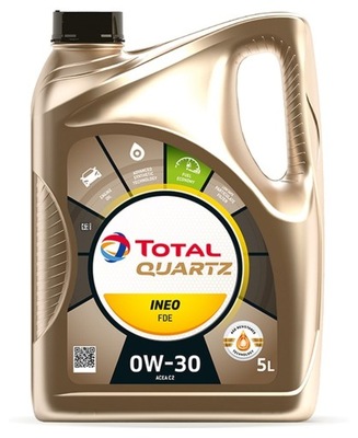 МАСЛО TOTAL 0W30 5L FDE C2 / WSS-M2C-950-A 2216187