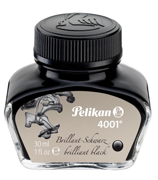 Atrament Pelikan 4001 30ml czarny tusz kałamarz