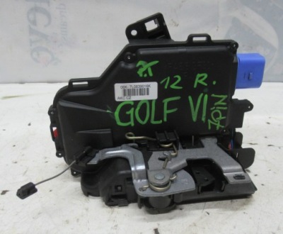 Vw golf vi замок дверь правый задняя 7l0839016k фото №1