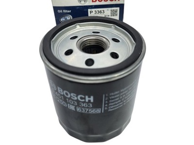 Фильтр масла bosch ford focus ii mazda 3 2003-2009 mazda 6 2005-2007 2.0 фото №1