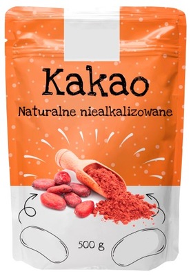 Kakao niealkalizowane 500g naturalne w proszku