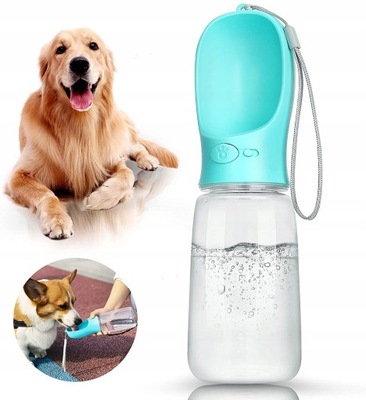 Przenośna butelka picia na wodę dla psa 550ml