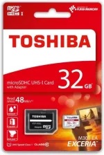 Toshiba Exceria microSDHC 32GB Class 10 M301