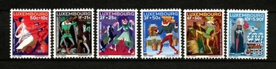 Luksemburg seria znaczków pocztowych / 1965 r. / czyste