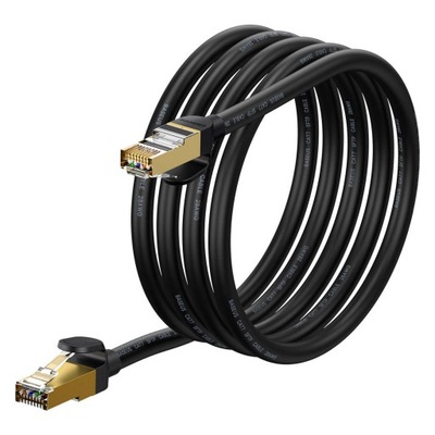 Baseus kabel sieciowy RJ45 10Gbps 2m czarny