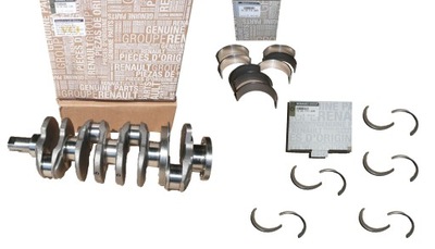 Wał колінчастий вкладиші renault master iii 2.3dci 163 фото №1