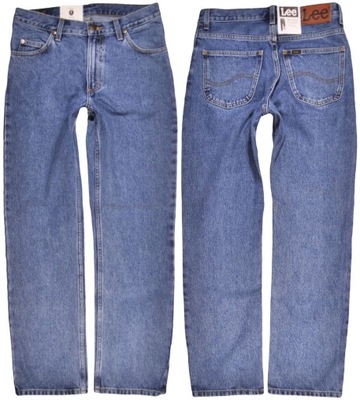 LEE spodnie REGULAR blue jeans BROOKLYN_ W30 L30