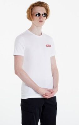 LEVI'S T-SHIRT BIAŁY MĘSKI KLASYCZNY LOGO M 1RXE