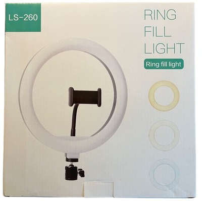 Lampa pierścieniowa LED ze statywem