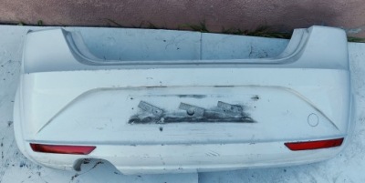 Seat leon 2 fl задний бампер белый фото №1