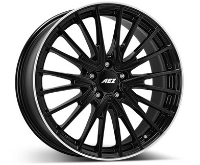 4 PIEZAS AEZ 7,5X18 5X112 ET44 BERLIN BLACK ABEF8BL44E  