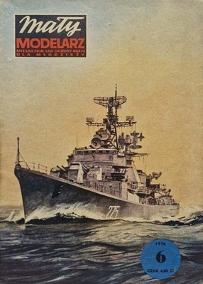 Mały Modelarz 6/1976 Niszczyciel ORP Warszawa