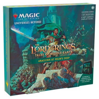 The Lord of the Rings Scene Box Aragorn at Helm's Deep