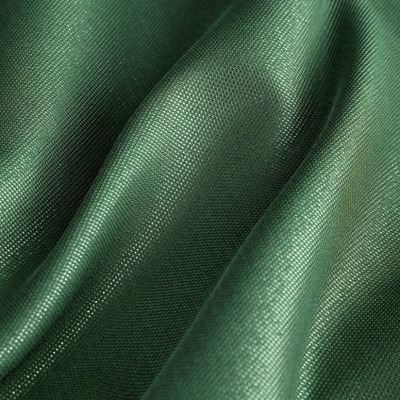 Tkanina na zasłony z błyszczącą nicią c. zielony 280x10 cm