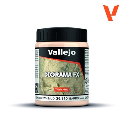 VALLEJO Diorama Effects Light Brown Thick Mud