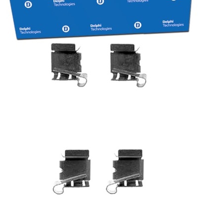 Набор mont тормозных колодок тормозной delphi do lexus gs 300 фото №1