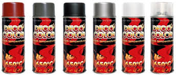 Lakier spray Deco farba 400ml żaroodporny czerwony
