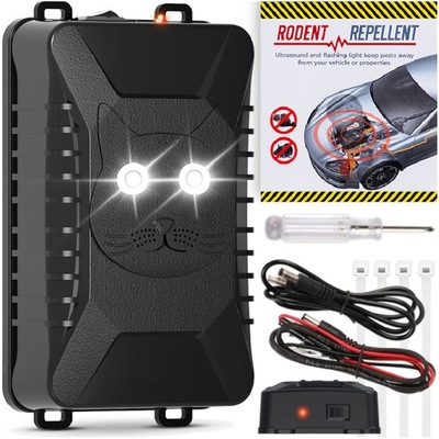 ODSTRASZACZ AL KUNY MYSZY PARA COCHE GRYZONI KUN AUTO 3W1 5-12V  