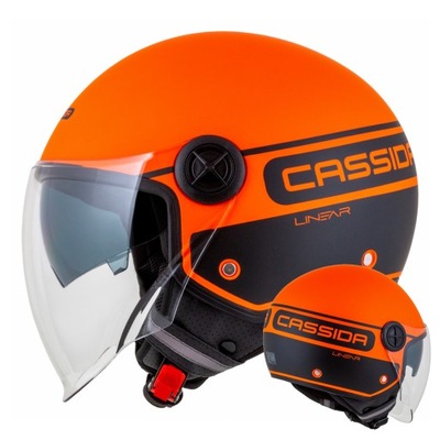 CASSIDA CASCO PARA MOTOCICLETA HANDY PLUS LINEAR JET XS  