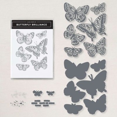 Matryce motyle wyczyść znaczki i zestawy wykrojnik