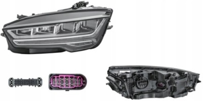Фара фара левый audi a7 4g 14-18 led hella фото №1