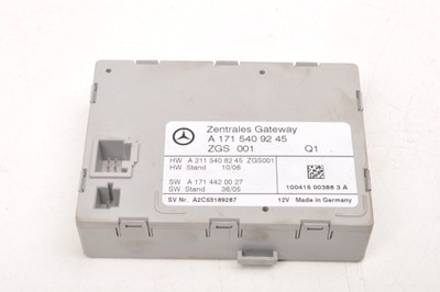 Mercedes slk r171 w171 lift бортовой компьютер модуль шлюз a1715409245 фото №1