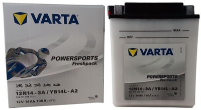 AKUMULIATORIUS VARTA YB14L-A2 12V 14AH 190A 