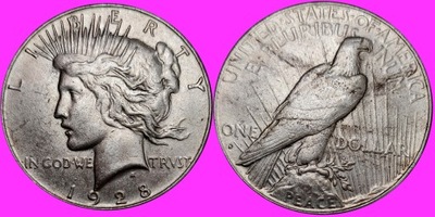 USA 1 dolar 1928 - S -SREBRO /1559