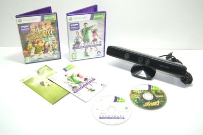 sensor kinect + 2 gry dla leniuchów : przygoda i gimnastyka !