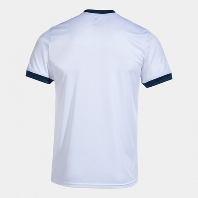 Koszulka męska Joma Court Short Sleeve T-Shirt white/red//navy L