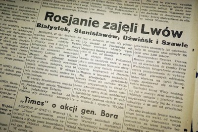 Gazeta Polska 1944 - Premier Mikołajczyk w Moskwie