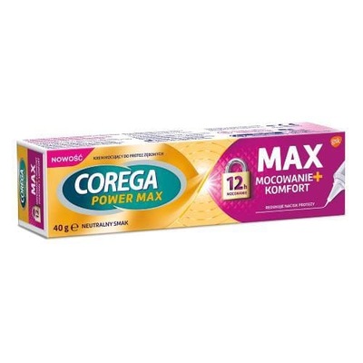 Corega Power Max Mocowanie+Komfort 40 g