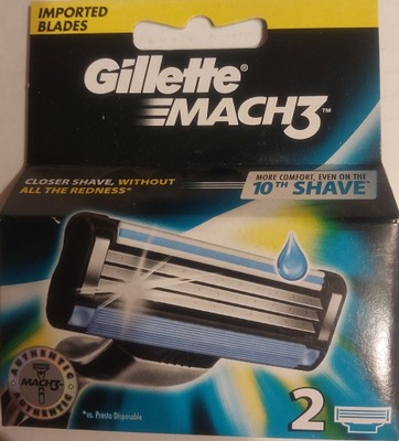 Wkłady do maszynek Gillette Mach3 Gillette 2szt