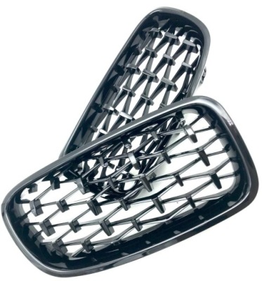 Решётка радиатора решётка радиатора bmw 3 f30 f31 решётки радиатора diament чёрный фото №1