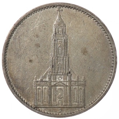 5 marek - Kościół - Niemcy - 1934 rok - J