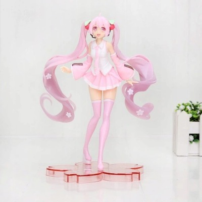 20 cm Anime Hatsune Miku Sakura figurki!