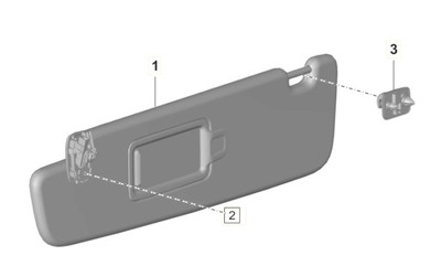 PROTECCIÓN ANTISOLAR IZQUIERDA PORSCHE MACAN 9J18575516F2  